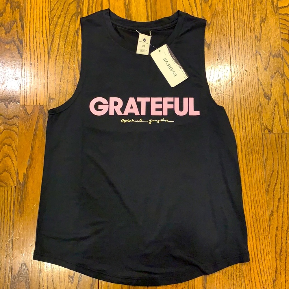 NWT Spiritual Gangster “Grateful” tank -XS